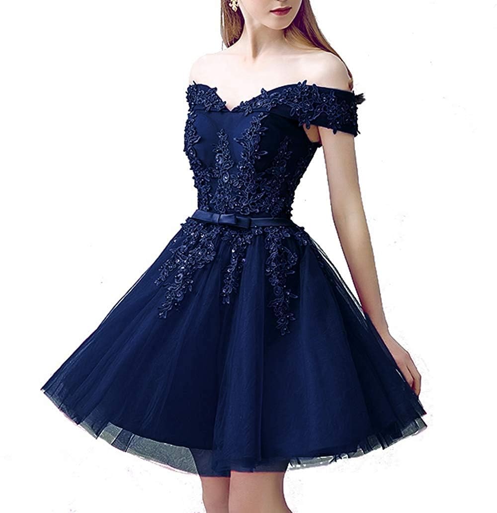 Elegant Lace Short Homecoming Dresses for Teens - Tulle Prom HOCO Dresses | Perfect for School Dances, Formal Events & Special Occasions