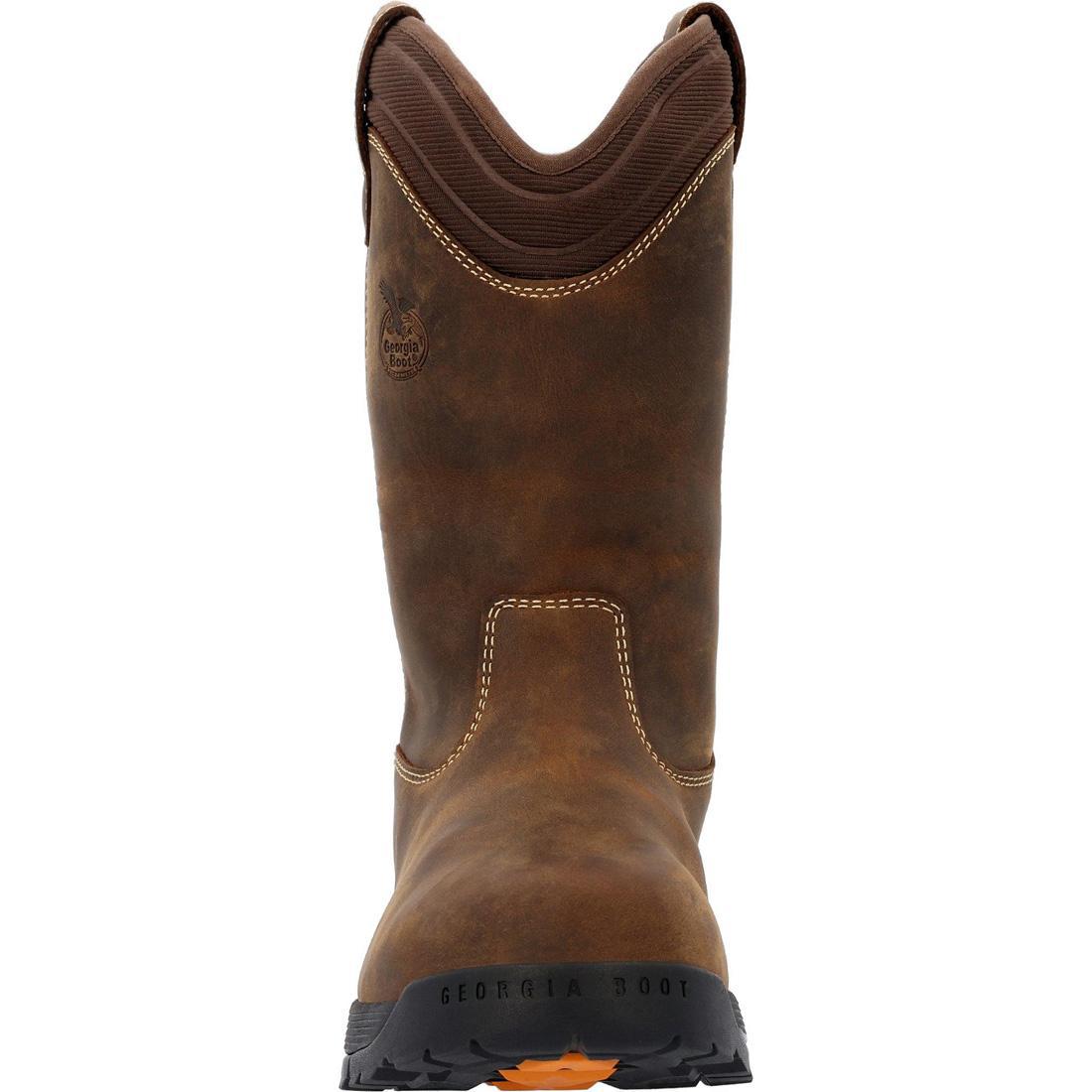 Waterproof Wellington Pull On Boots for Women & Men - Slip Resistant Rain Boots for Gardening, Hiking & Outdoor Activities