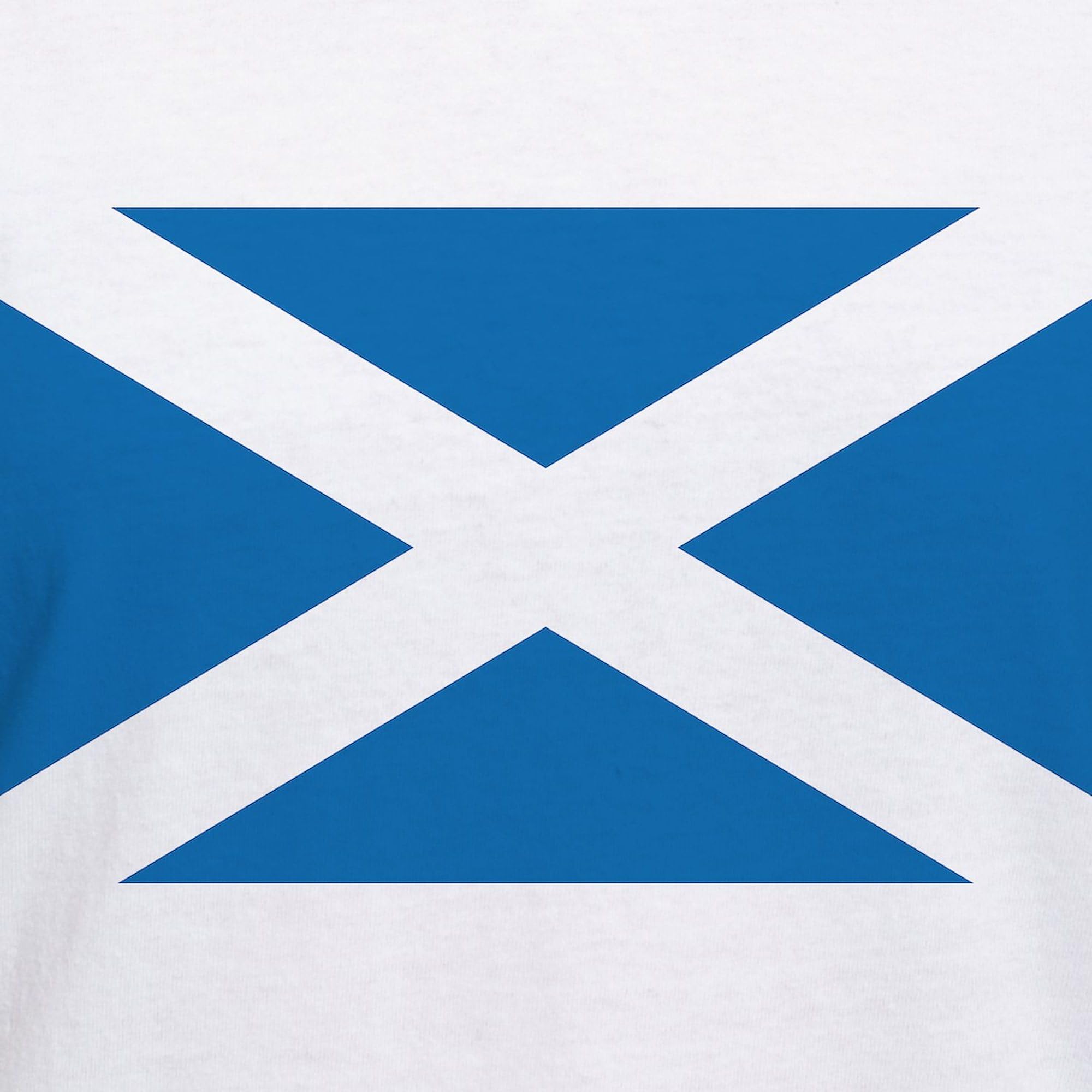 Scotland Flag Women's V-Neck Cotton T-Shirt | Patriotic Scottish Pride Apparel | Perfect for St. Andrew's Day, Football Matches & National Celebrations