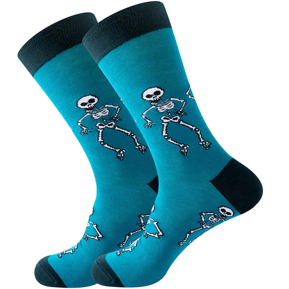 Trendy Geometric Animal Print Socks for Men & Women - Stylish Crew Socks with Floral & Abstract Patterns - Perfect for Casual Wear, Gifts & Fashion Outfits