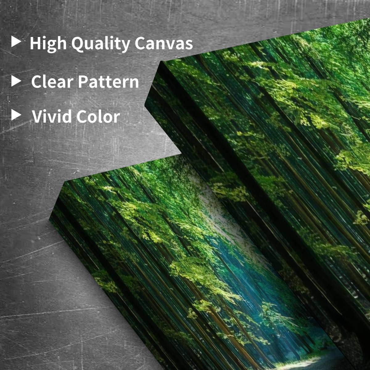 Blaverr Beech Forest Canvas Wall Art - 3 Panels for Living Room & Bedroom Decor