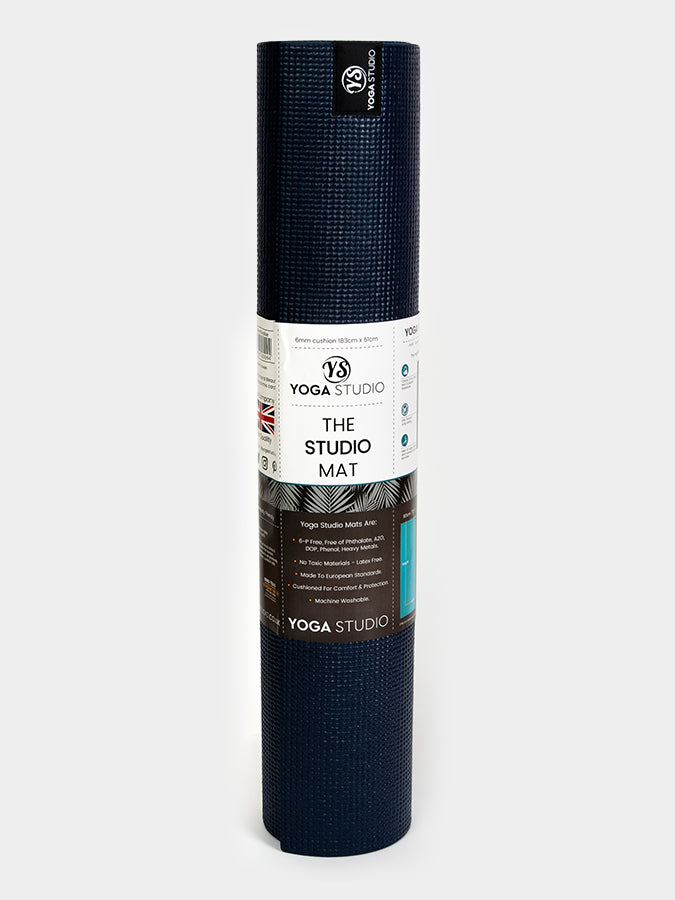 Premium Non-Slip 6mm Thick Yoga Mat for Hot Yoga & Home Workouts - Eco-Friendly TPE Exercise Mat with Carrying Strap - Ideal for Pilates, Gym & Studio Practice