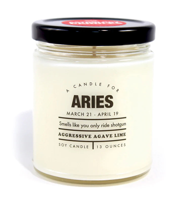 Aries Zodiac Sign Scented Candle - Perfect for Meditation, Relaxation & Astrology Gifts | Home Decor & Spiritual Rituals