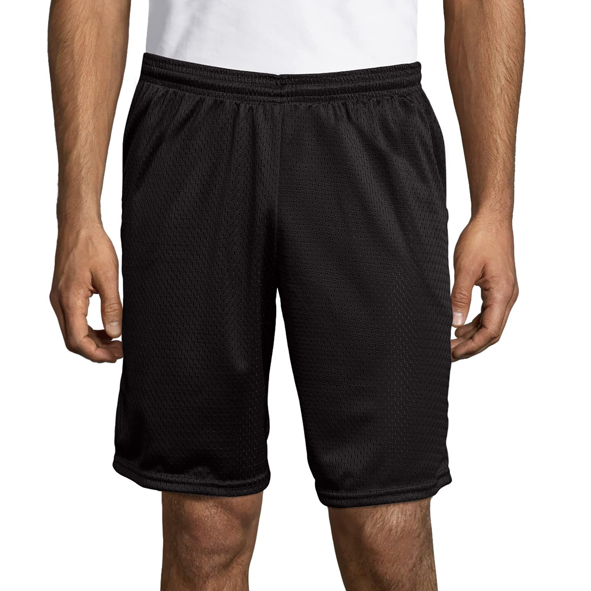 Hanes Men's ComfortSoft Mesh Pocket Shorts - Breathable Athletic Shorts for Running, Gym & Casual Wear | Lightweight & Quick-Dry Fabric