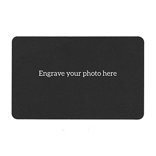 Black: 1 side photo engraving