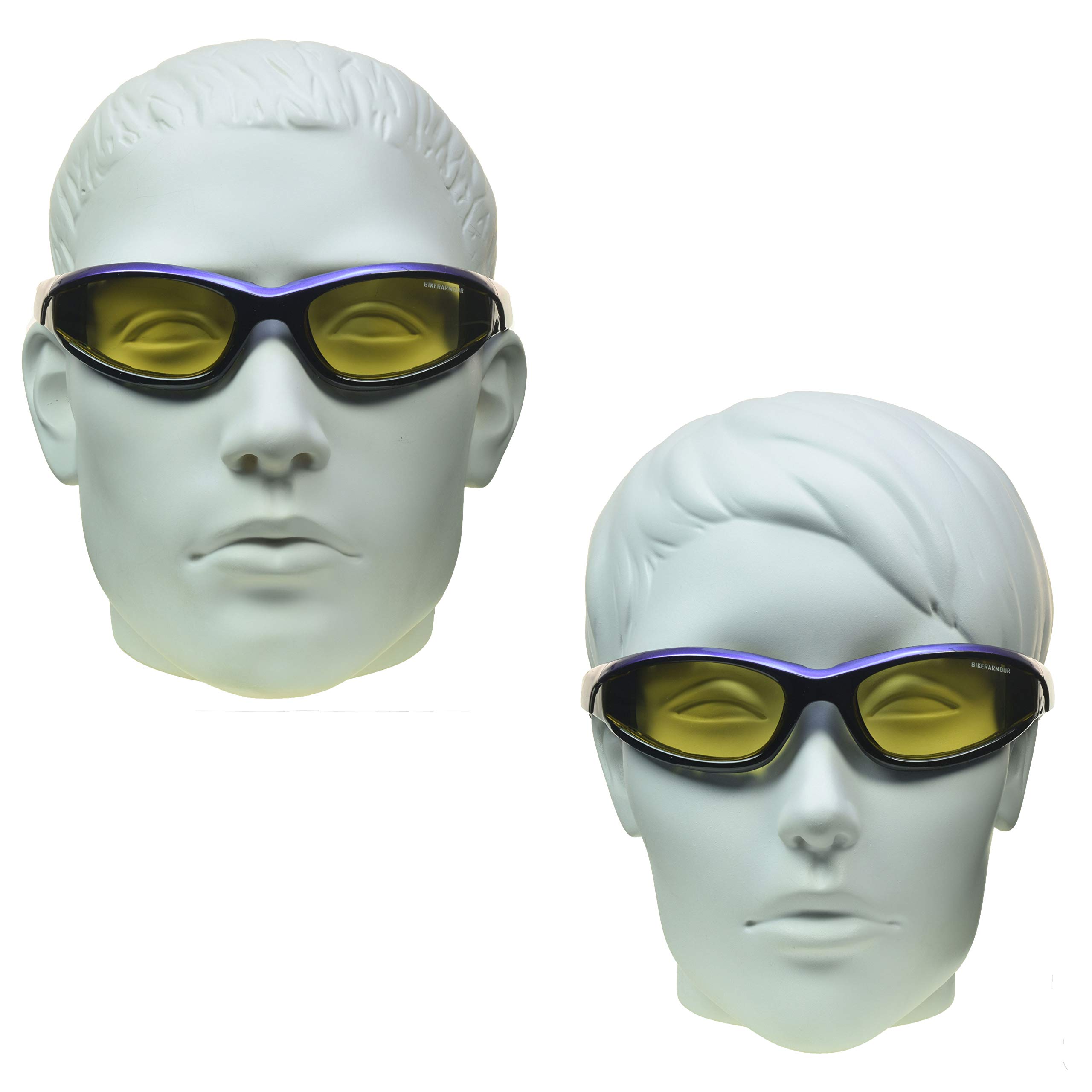 BikerShades Photochromic Motorcycle Glasses for Men & Women – Transition Lens Safety Eyewear for Day & Night Riding | UV Protection, Anti-Glare, Comfort Fit