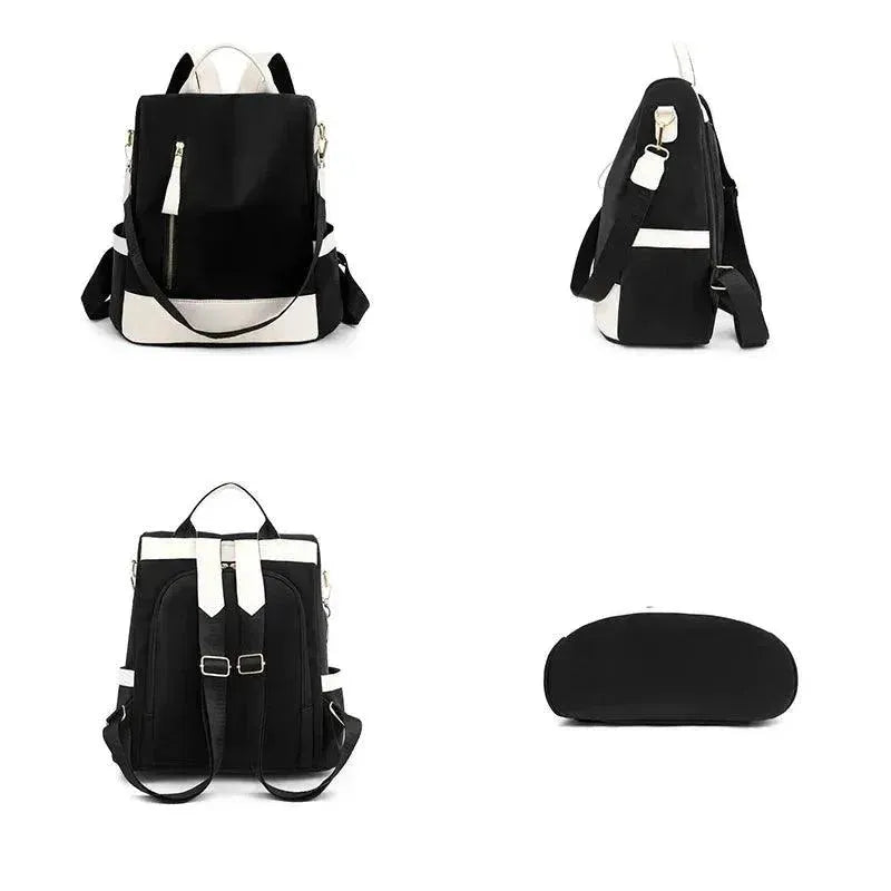 Stylish Nylon Women's Backpack for Everyday Use - Lightweight Casual Daypack for Work, School & Travel