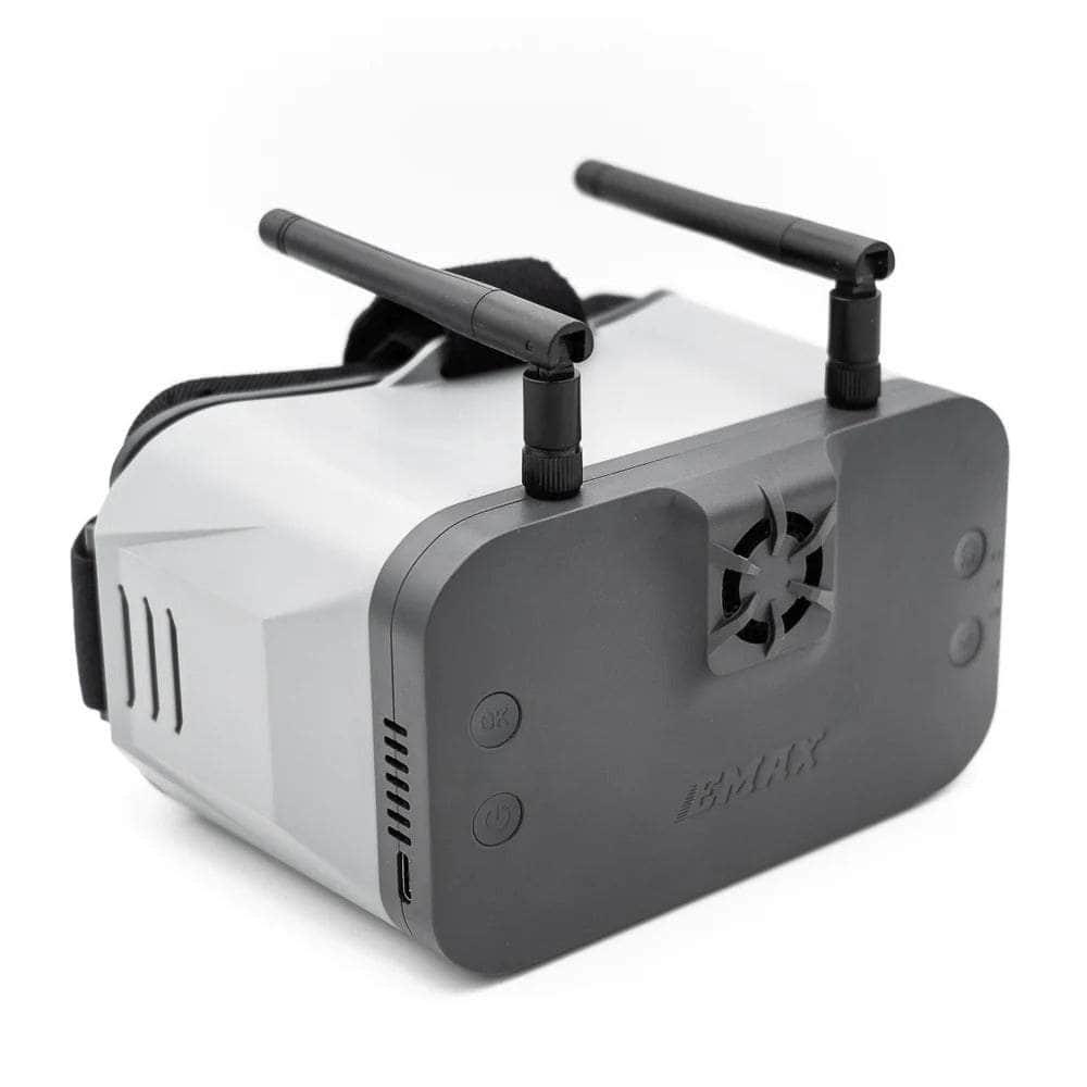 EMAX Tinyhawk III Plus Whoop RTF FPV Drone Kit with HDZero Goggles, ELRS 2.4GHz Radio, Batteries & Charger - Ready to Fly Drone for Beginners, Indoor/Outdoor Racing and FPV Training