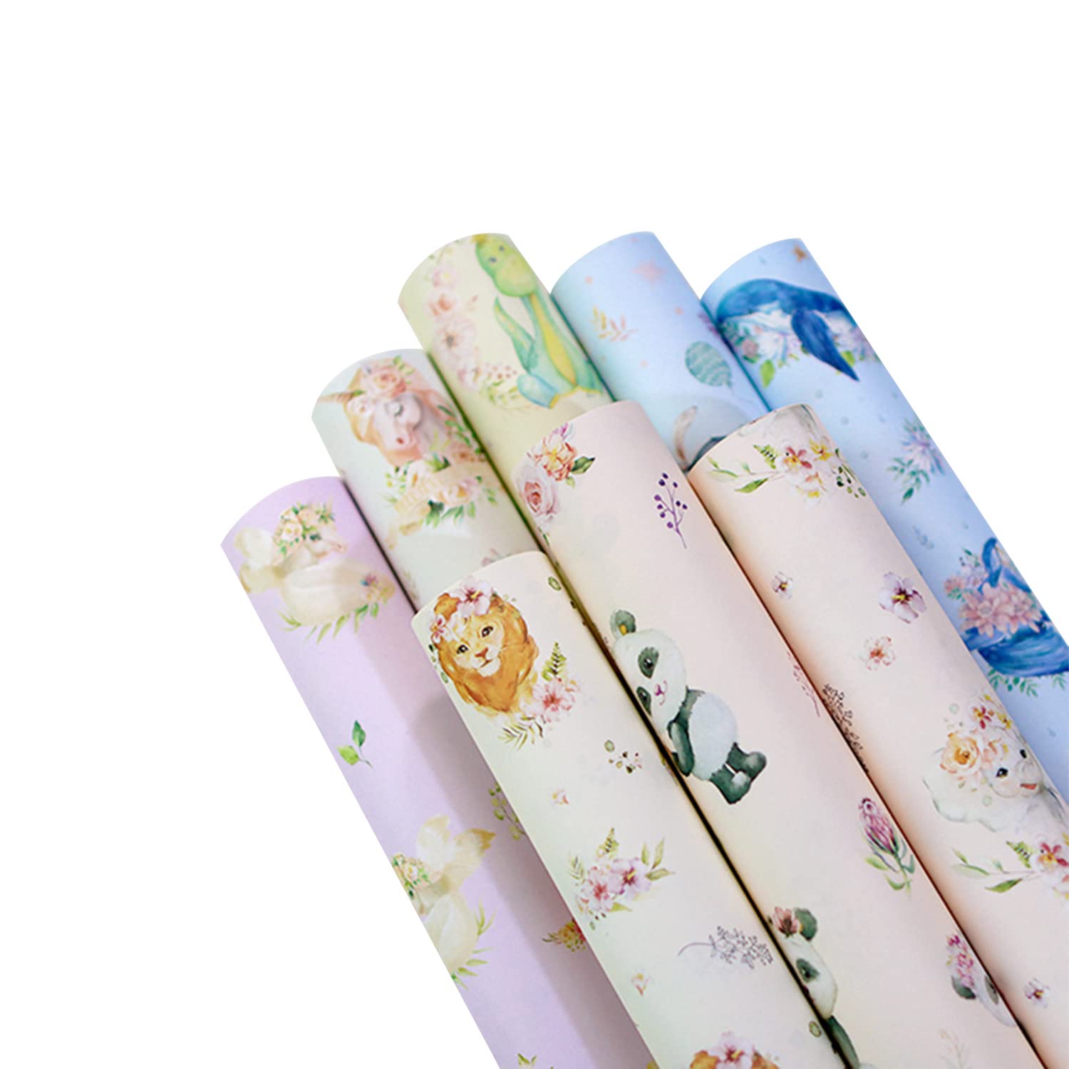 Sorkwo Birthday Wrapping Paper - 8 Sheets Premium Patterned Gift Wrap for Birthdays, Parties & Special Occasions | Perfect for DIY Gift Wrapping, Holiday Presents & Party Decorations