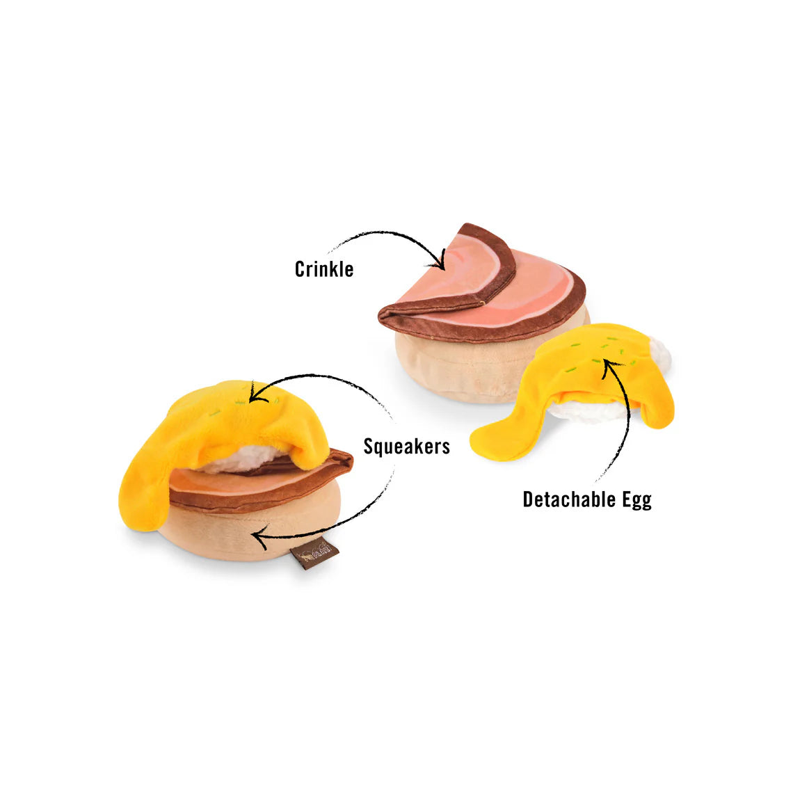 BENNY’S BENEDICT Yellow Dog Toy - Durable Chew Toy for Small & Medium Dogs - Perfect for Fetch, Training & Playtime Indoors or Outdoors
