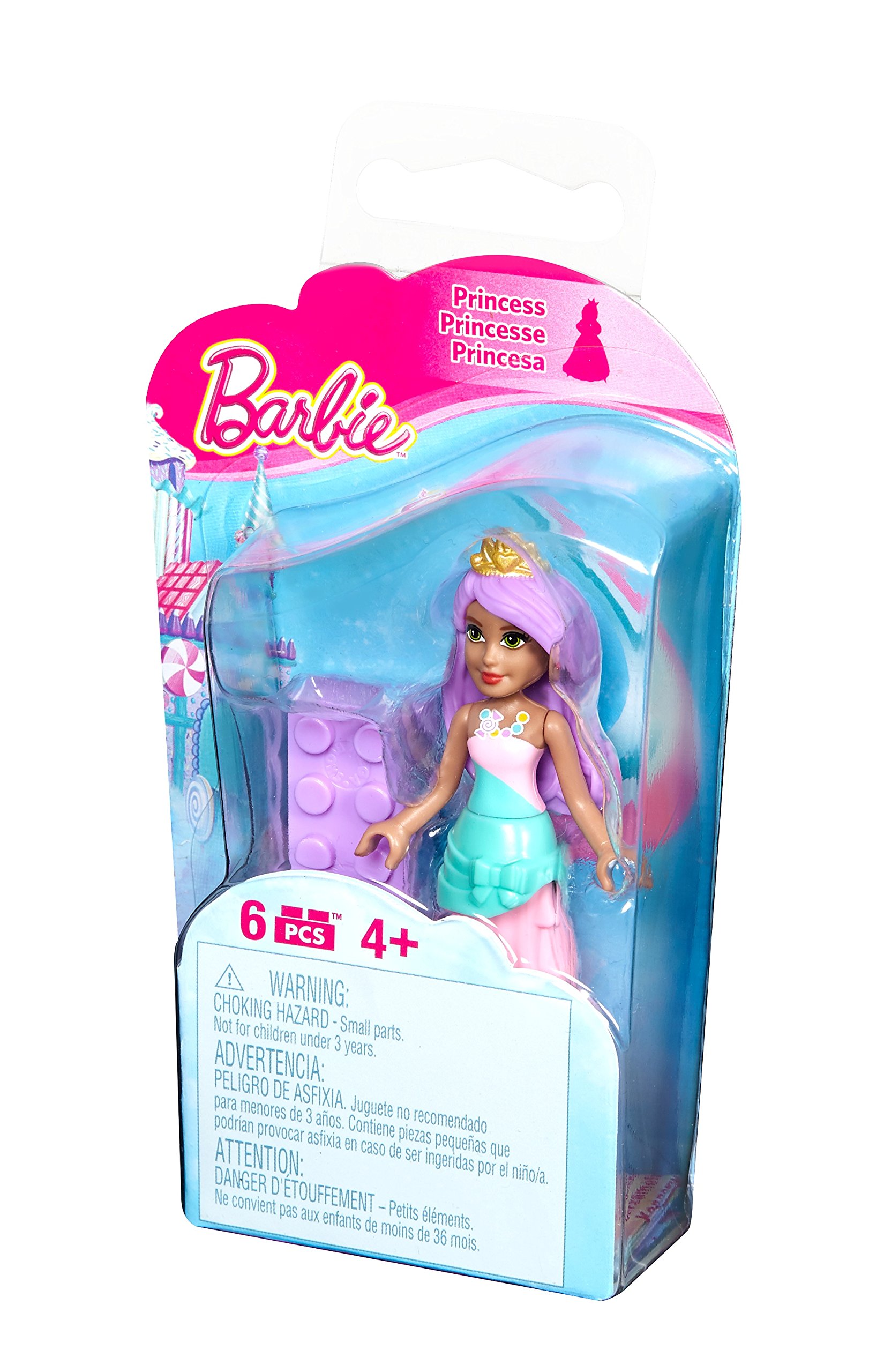 Mega Construx Barbie Sweetville Candy Princess Mini Figure Playset - Collectible Doll Toy for Kids & Adults - Perfect for Birthday Gifts, Playtime & Display Collection