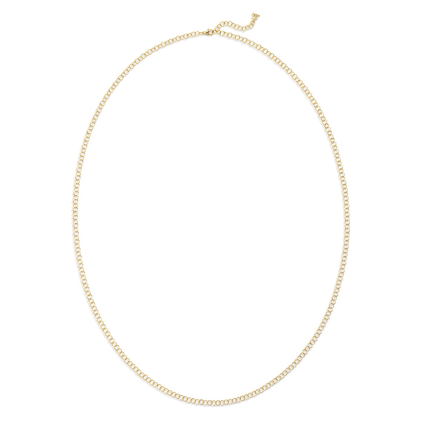 Temple St. Clair 18K Gold Fine Round Chain Necklace for Women - Elegant Layering Necklace for Everyday Wear, Gift Giving & Special Occasions
