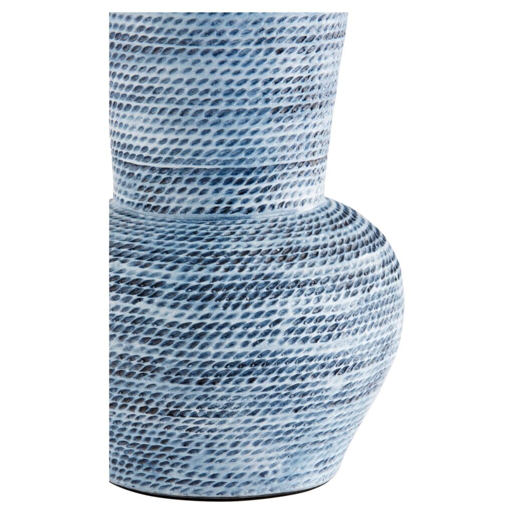 Cyan Design 11551 Hopewell Vase - Blue Ombre Small Ceramic Vase for Home Decor, Wedding Centerpiece, or Gift Idea