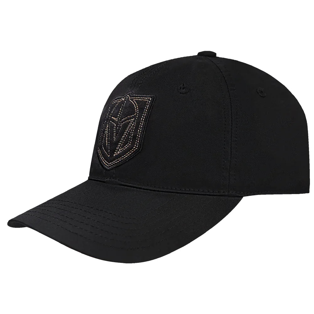 Pro Standard Vegas Golden Knights Unisex Black & Gold Metallic Thread Dad Hat - Stylish Baseball Cap for Fans, Sports Enthusiasts & Casual Wear