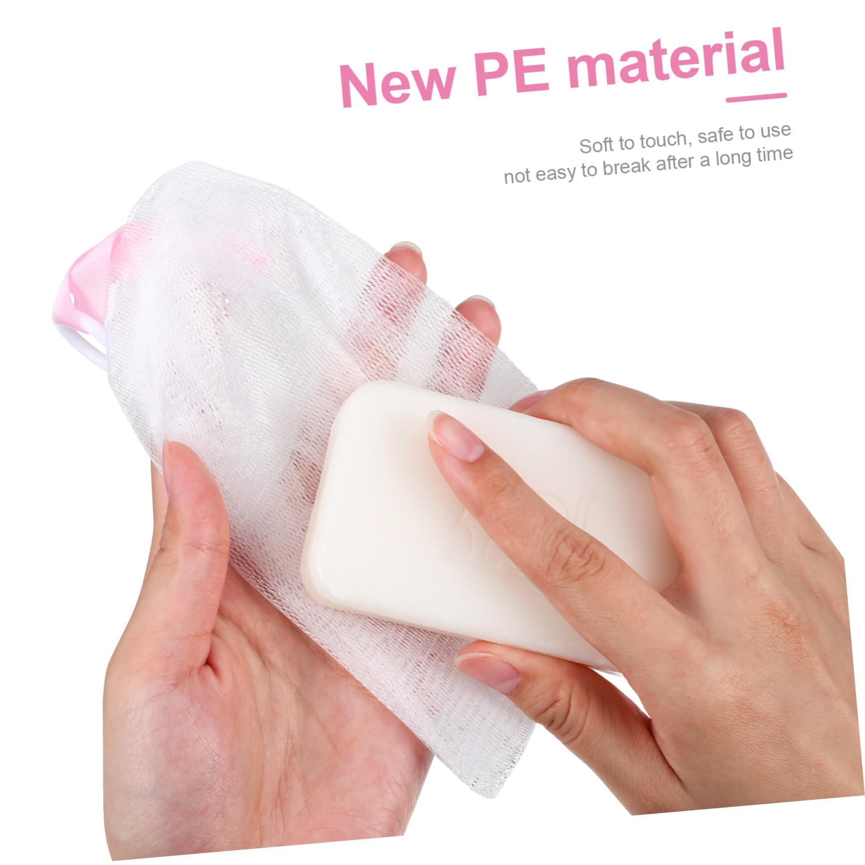 Healeved 3 Pack Soap Saver Pouch - Exfoliating Face Wash Net for Bar Soap Storage, Travel & Shower Use - Reusable Mesh Soap Bag for Gentle Cleansing & Lathering (Great for Camping, Gym & Daily Skincare)