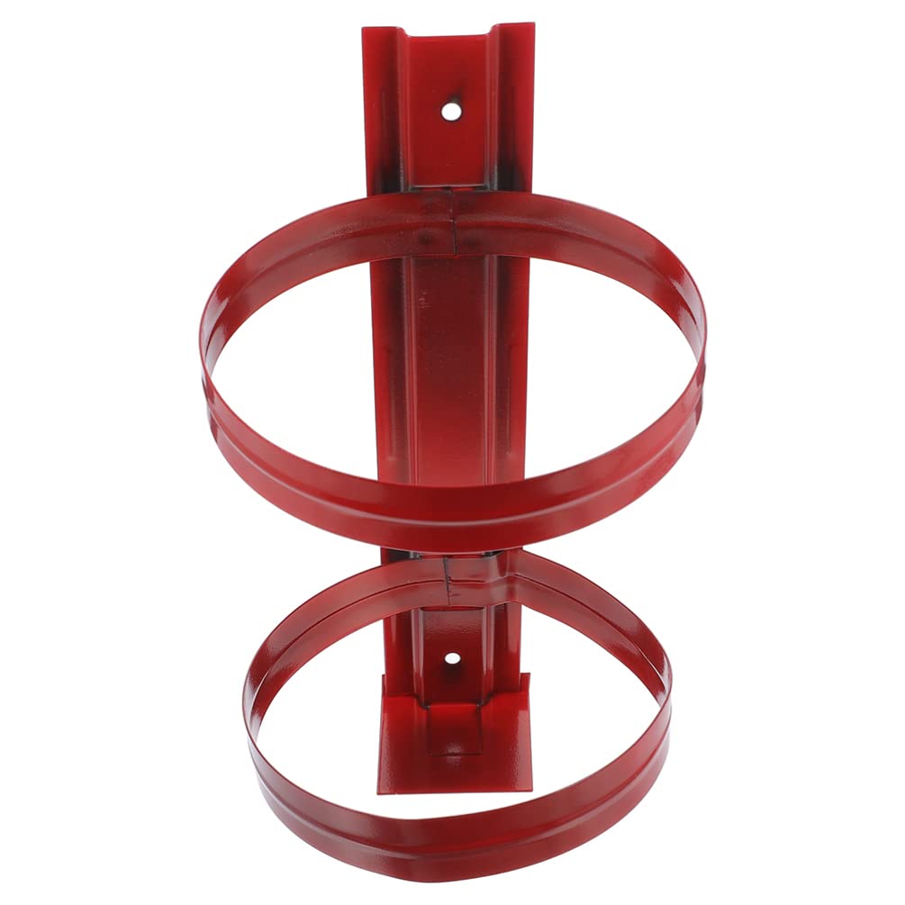 Cabilock 1-Piece Fire Extinguisher Bracket - Heavy Duty Wall Mount Rack with Hook for Shelves | Secure Fire Extinguisher Holder for Home, Garage, Kitchen & Office Safety