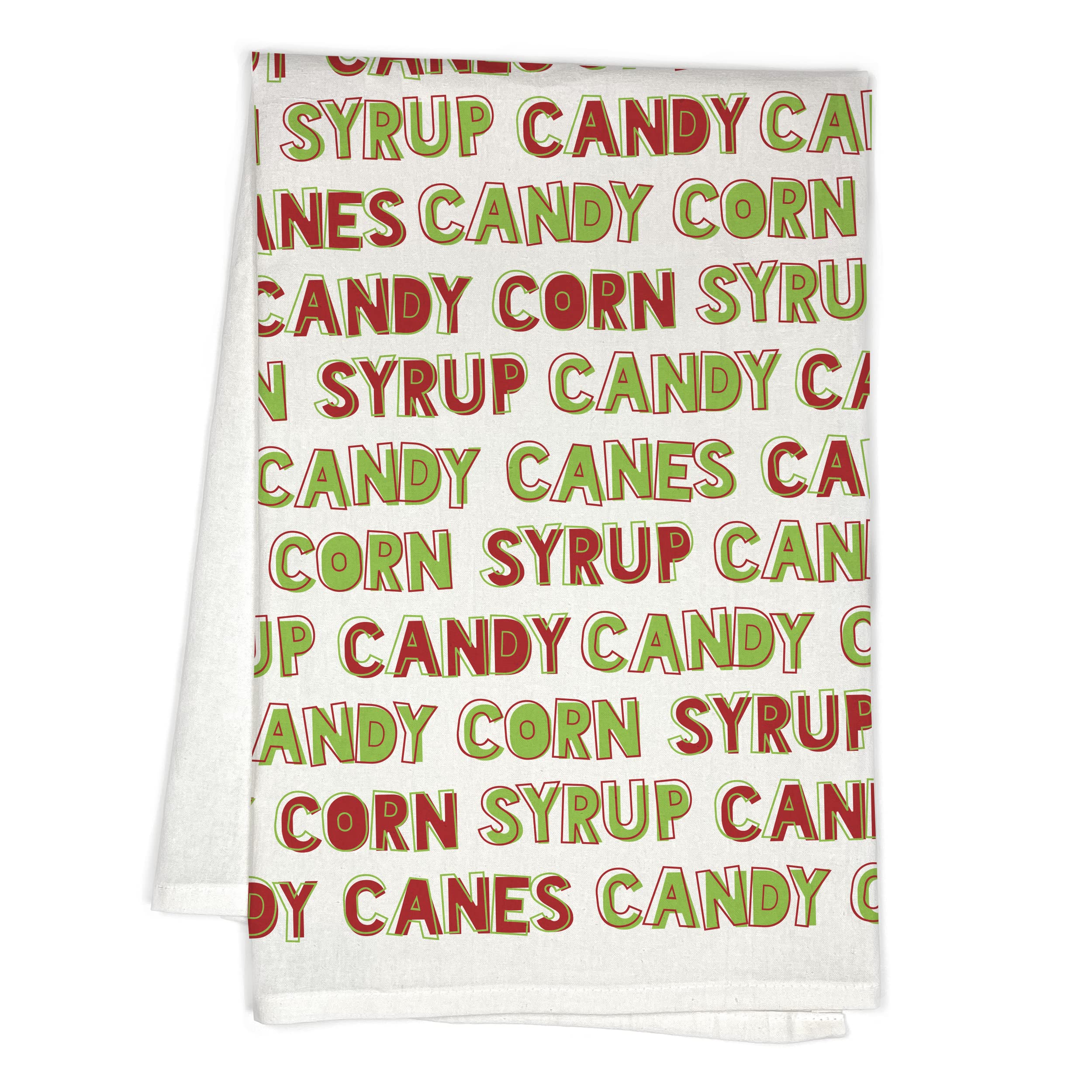 Elf Food Groups Holiday Kitchen Towel - Christmas Themed Dish Towel for Baking, Cooking & Decorating - Perfect for Holiday Parties & Festive Home Decor