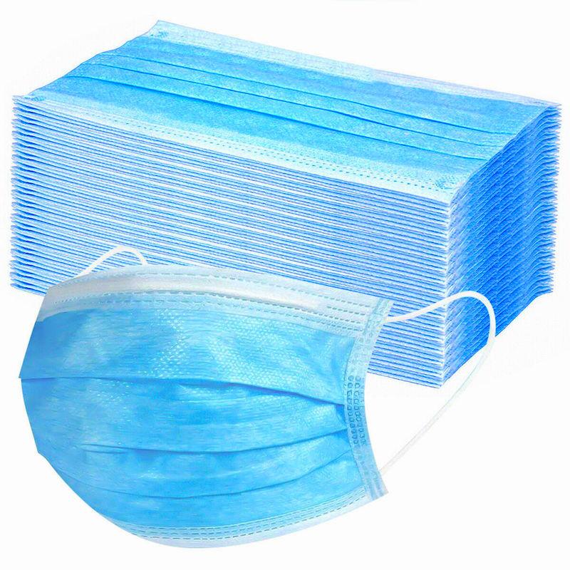 4-Layer Medical Face Mask - Disposable Protective Masks for Daily Use, Work & Travel - FDA Approved & Breathable Safety Masks