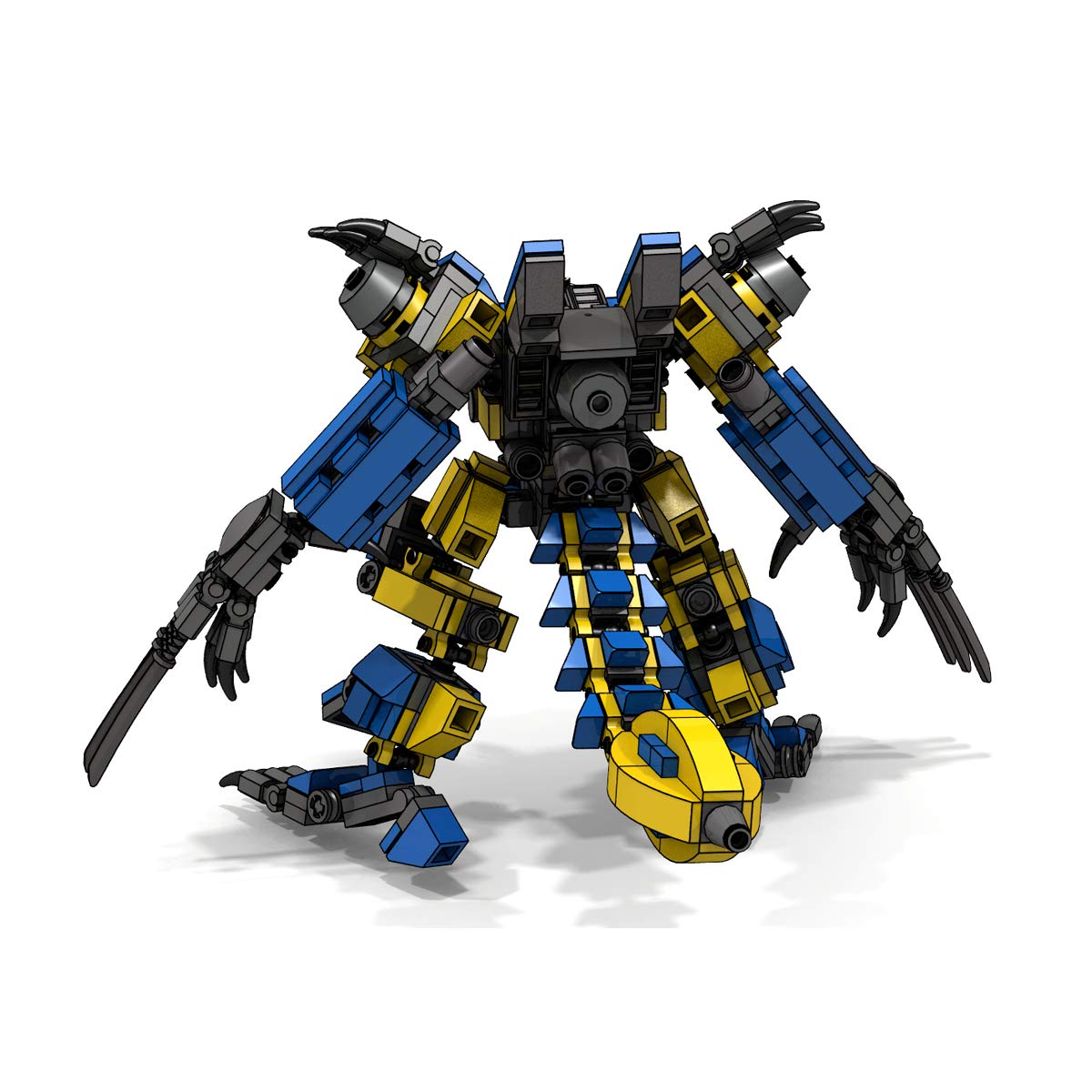 Original Series Wolfwere Man MOC Frame Mech Building Blocks Robot - 423 Pieces STEM Toy for Adults & Kids, Creative DIY Construction Set for Robot Enthusiasts, Perfect for Collectors and Educational Play