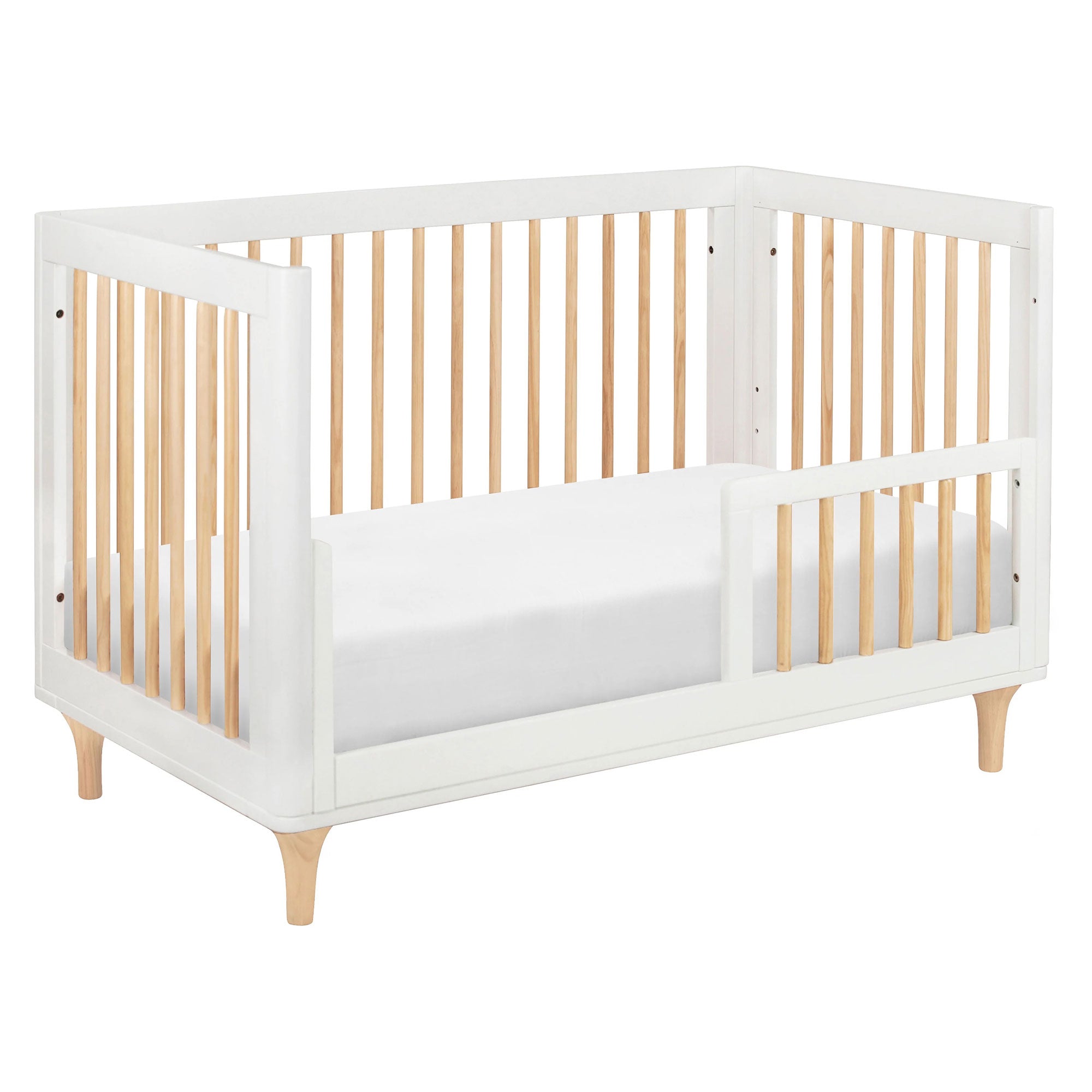 Lolly 3-in-1 Convertible Baby Crib to Toddler Bed with Conversion Kit - Safe Nursery Furniture for Newborns & Growing Kids - Perfect for Small Spaces & Modern Nurseries