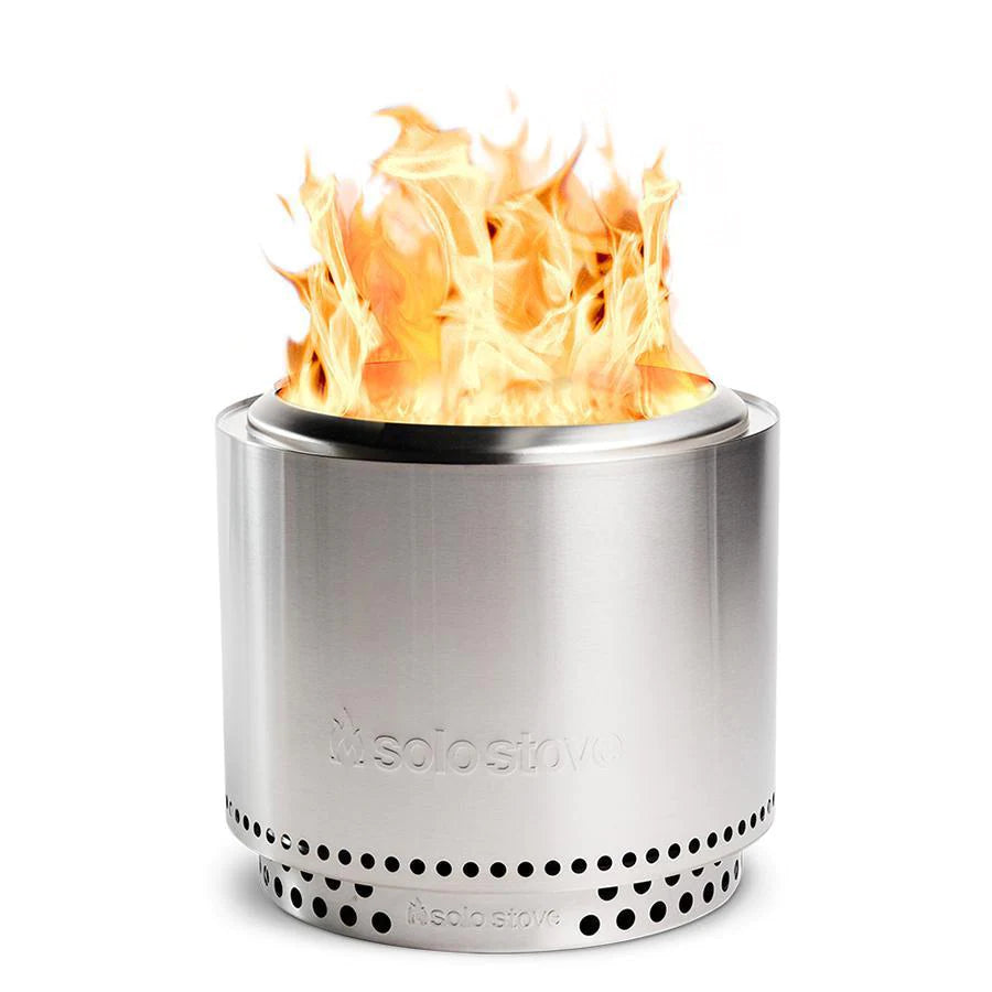 Solo Stove Bonfire 2.0 with Stand & Shelter Bundle - Smokeless Fire Pit for Outdoor Camping, Backyard, Patio, and Beach Gatherings