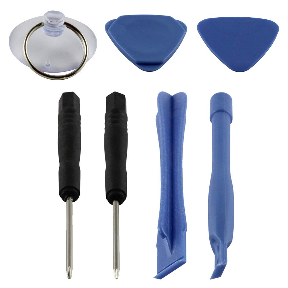 ZTE Axon 7 Screen Replacement Tool Kit - 7-Piece Glass Repair Set with Pry Tools for Axon 7 Mini/Axon M/Blade Max 3/Blade Spark - Perfect for DIY Phone Screen Fixes at Home or Work