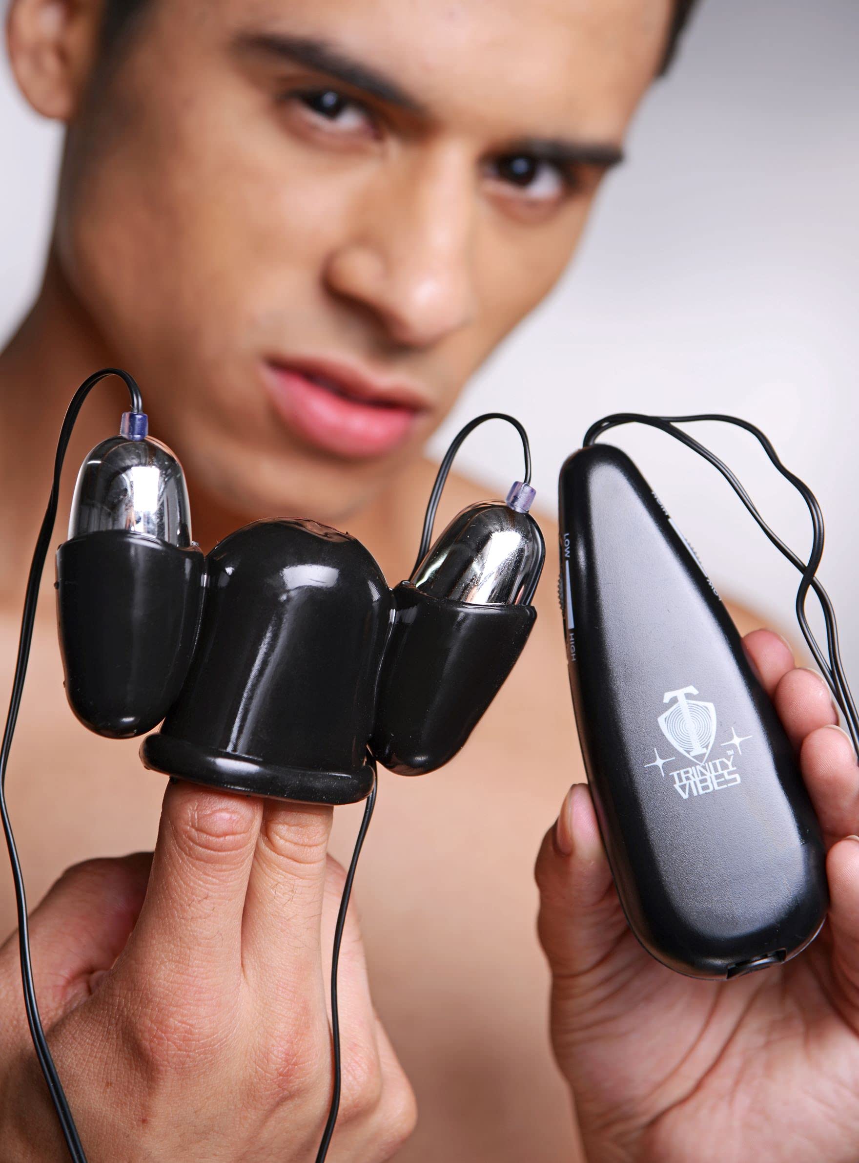 Multi-Speed Penis Bullet Vibrator - Powerful Clitoral & Penis Stimulator for Men & Couples - Enhance Solo Play & Partner Intimacy