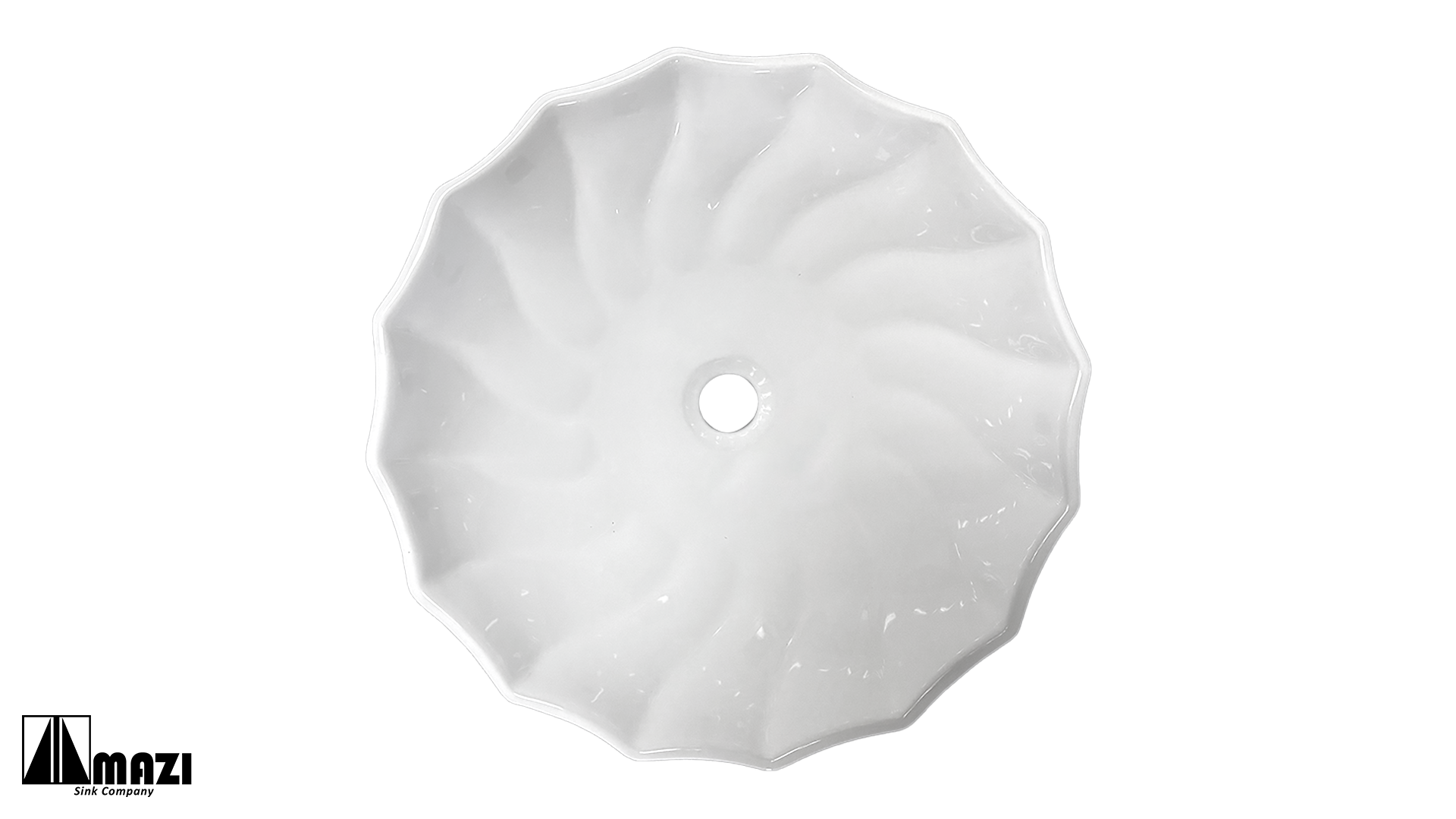Premium Ceramic Vessel Bathroom Sink VD12571 - Modern Above Counter Basin for Vanity, Powder Room & Guest Bath - Durable & Easy to Clean