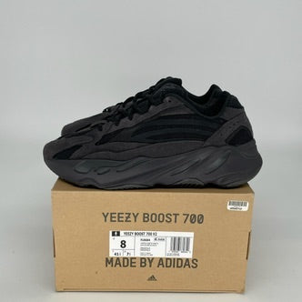 Adidas Yeezy Boost 3700 V2 Vanta Black Sneakers - Men's Size 8 (FU6684) | Stylish & Comfortable Running Shoes for Casual Wear & Gym Workouts