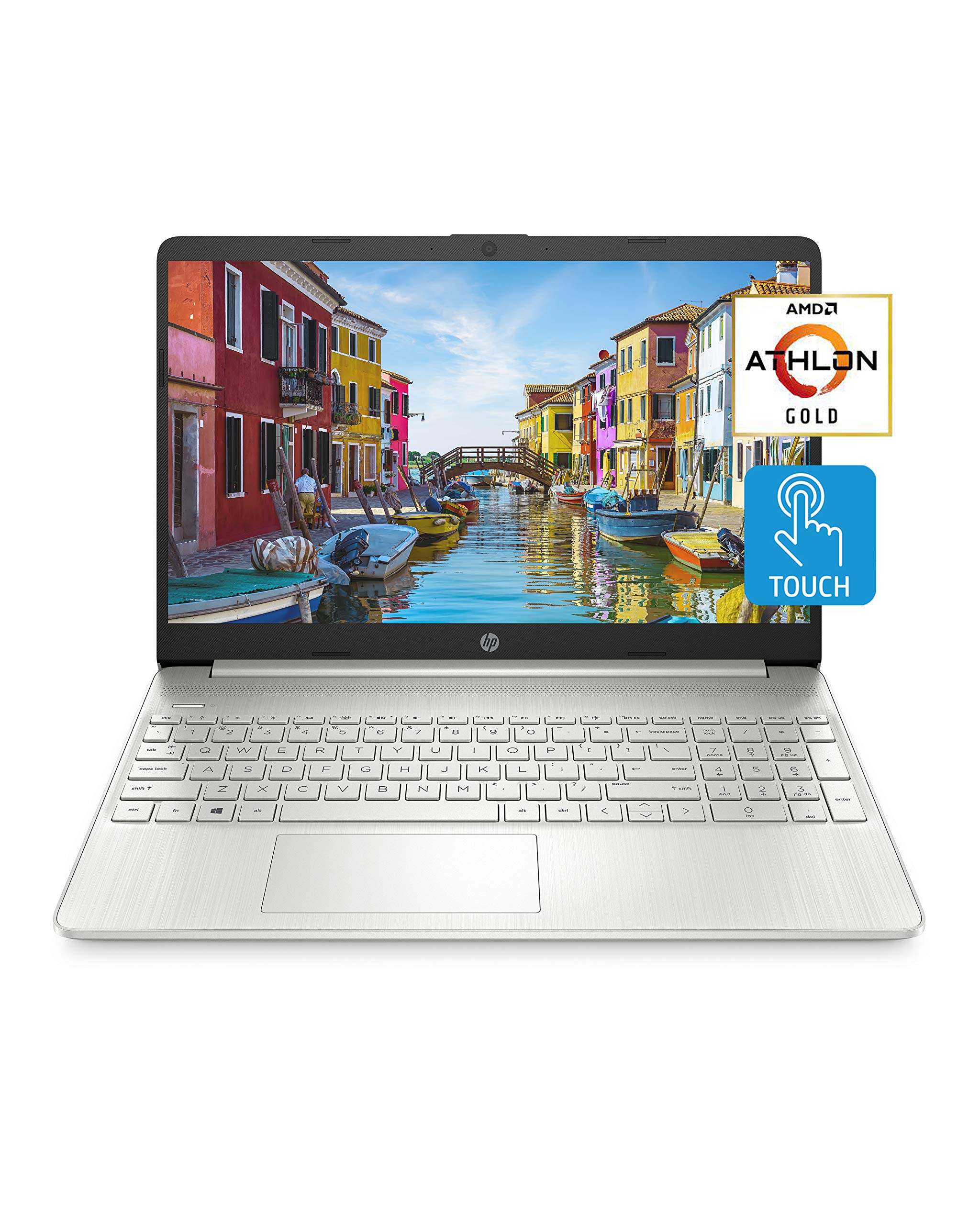 HP 15 Laptop - AMD Ryzen Athlon Gold 3150U, 4GB RAM, 128GB SSD, 15.6
