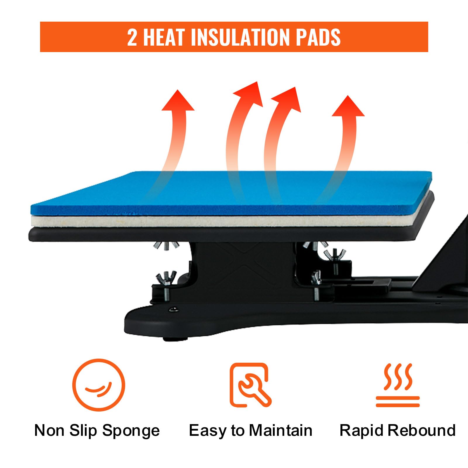 VEVOR 5-in-1 Digital Heat Press Machine 12x15 Inch - Multifunctional Sublimation Swing Away T-Shirt Press with 360° Rotation for T-Shirts, Hats, Mugs | Perfect for DIY Custom Apparel, Promotional Items & Small Business Printing