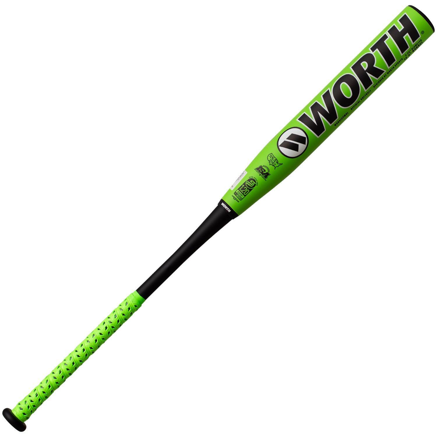2024 Worth Bedlam Phil Matte XL USSSA Slowpitch Softball Bat - WSU412PMBL | High Performance USSSA Approved Bat for Competitive Slowpitch Games & Tournaments