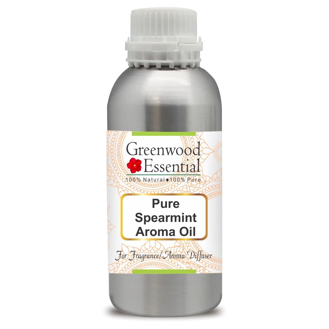 Pure Spearmint Essential Oil - 100% Natural Therapeutic Grade Aromatherapy Oil for Diffusers, Massage & Relaxation - 42 oz (1250ml) - Perfect for Stress Relief, Spa & Home Fragrance