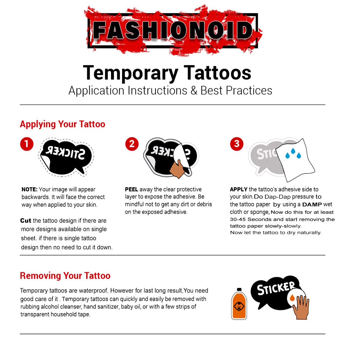 Fantasy Watercolor Violin Temporary Tattoo - Waterproof Fake Tattoos for Kids, Boys & Girls - Perfect for Music Festivals, Costume Parties & Artistic Expression