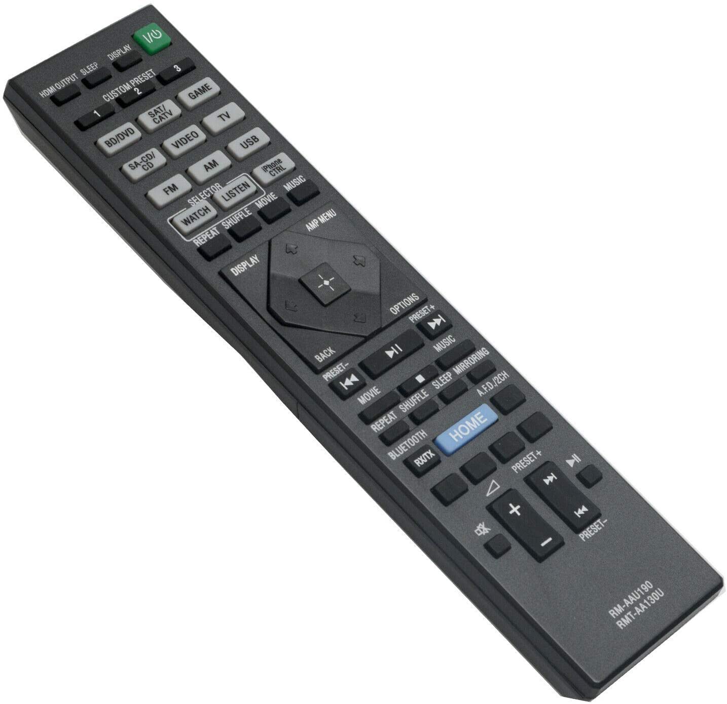 Original Sony Remote Control Replacement for STR-DH750/STR-DH550/STR-DN1060/STR-DN860 AV Receivers - Perfect for Home Theater & Audio System Control