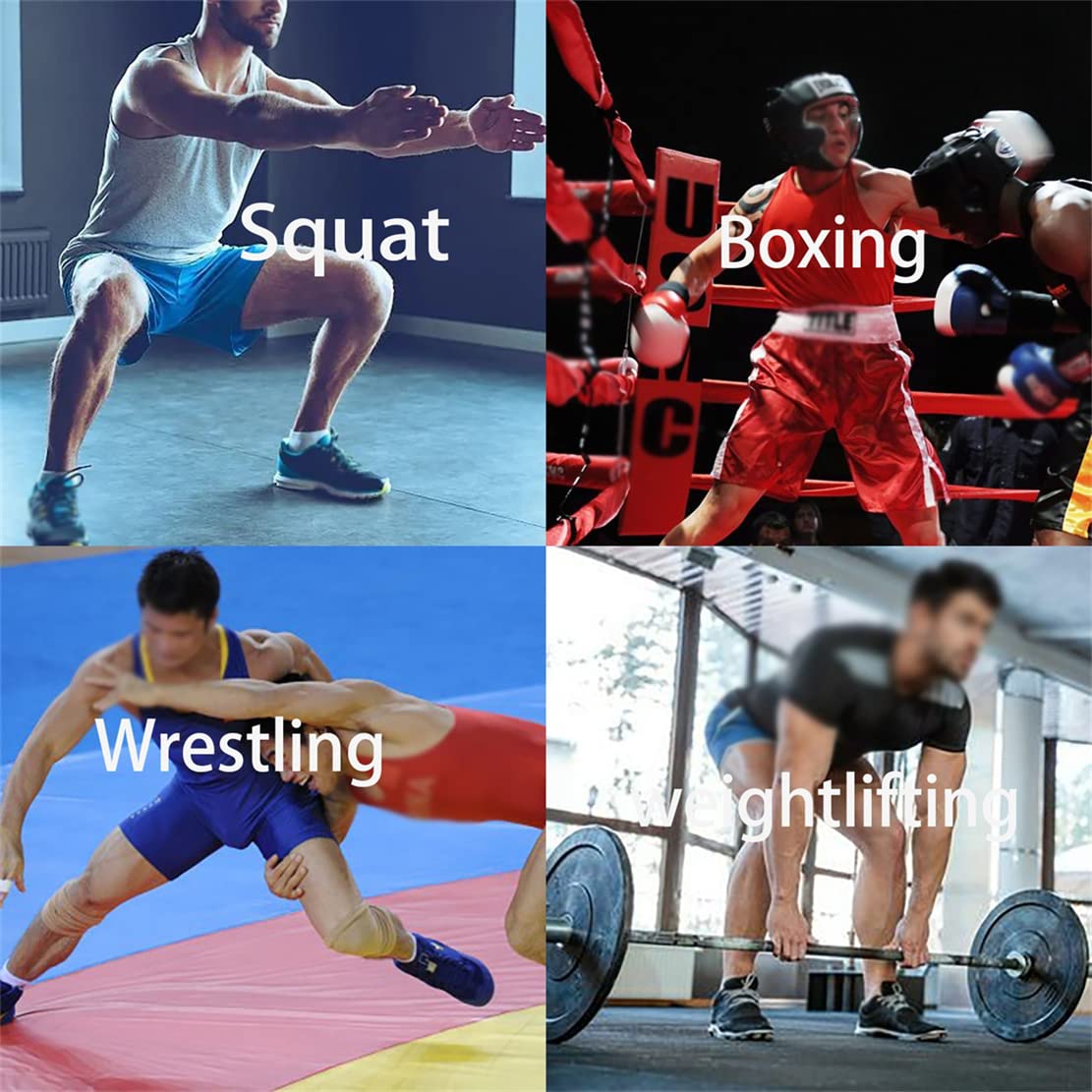 Unisex Leather Boxing Shoes - Anti-Slip Wrestling & Fitness Shoes for Men & Women | Lightweight Sports Footwear for Boxing, Wrestling & Gym Training