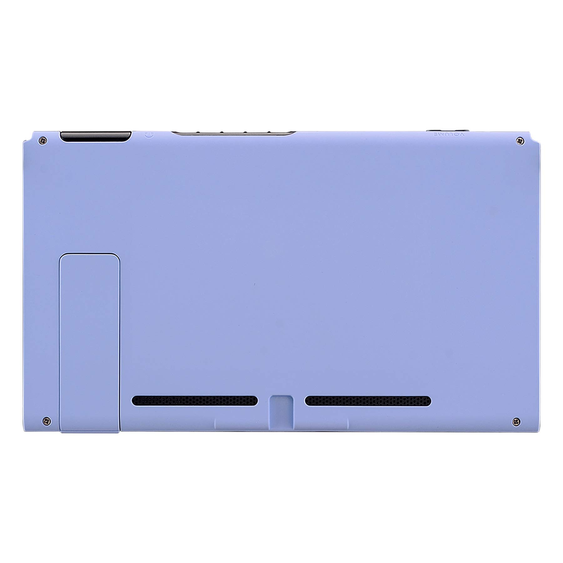 eXtremeRate Soft Touch Grip Back Plate & Joycon Shell for Nintendo Switch - D-Pad Version with Full Button Set (Light Violet) | DIY Replacement Housing for Enhanced Gaming Comfort | Perfect for Handheld Mode & Long Gaming Sessions