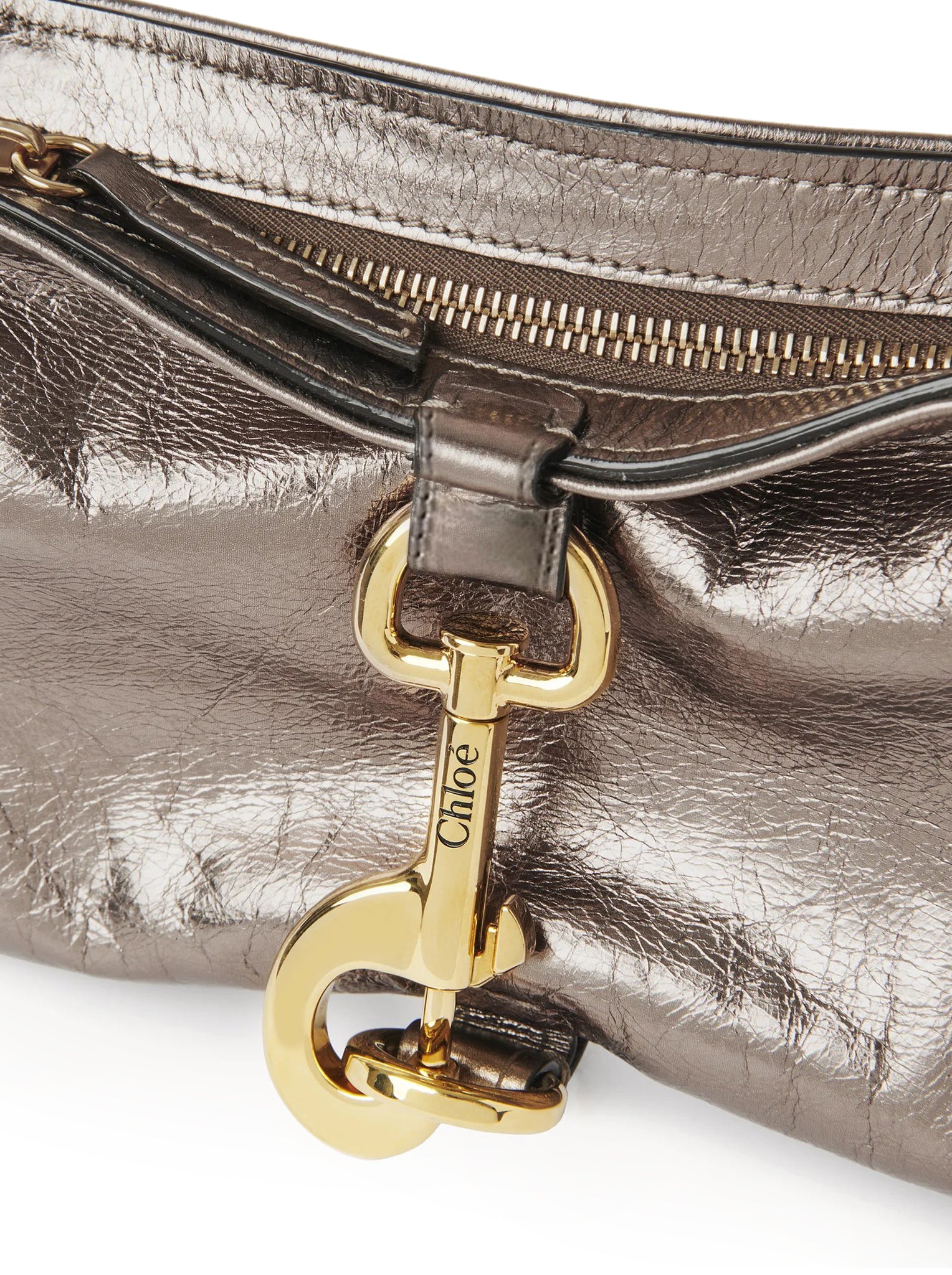 KERALA 25 Inch Metallic Leather Shoulder Bag for Women - Stylish Crossbody Purse for Work, Travel & Everyday Use