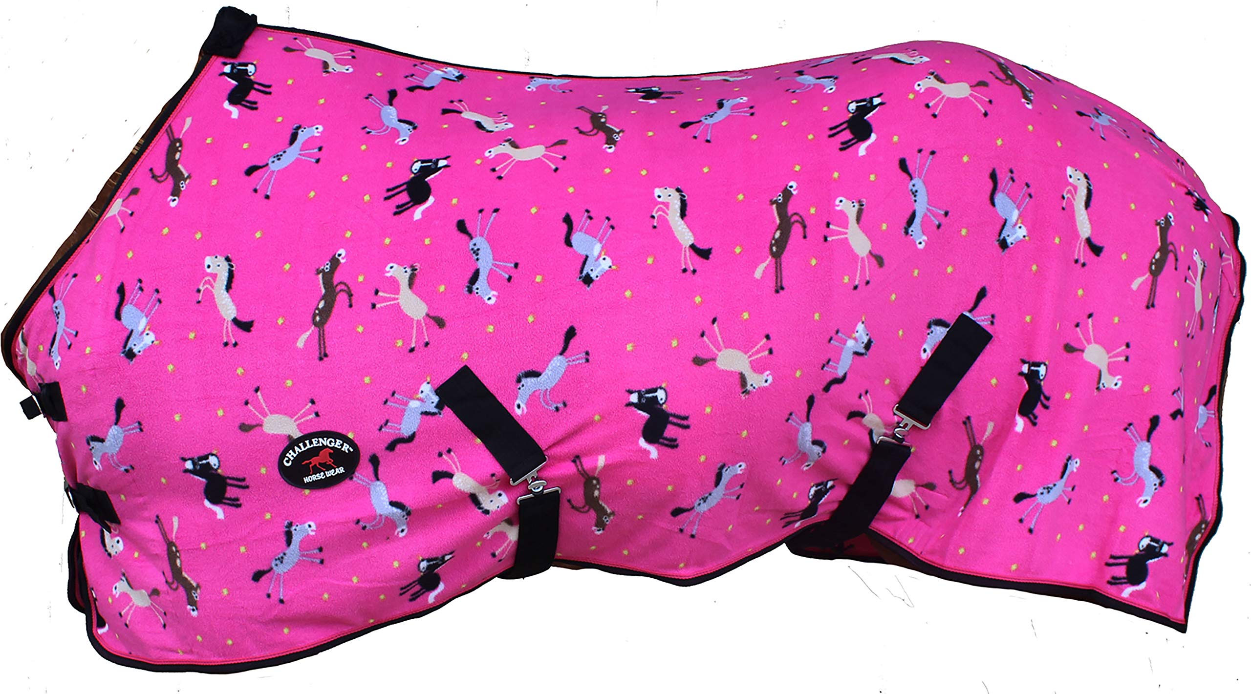 Premium Horse Fleece Cooler Blanket - Moisture-Wicking, Breathable & Contoured Fit for Exercise & Training - Ideal for Post-Workout Cooling & Stable Use