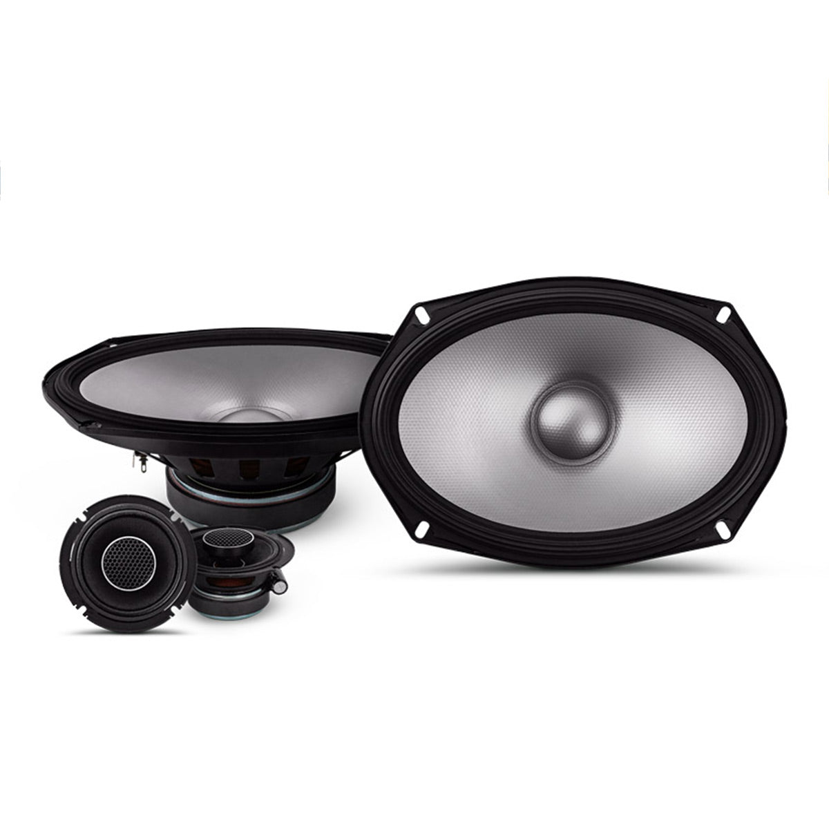 Alpine S2 S69C S Series 6x9 2-Way Component Speaker Set - High Performance Car Audio System for Clear Sound in Vehicles & Trucks