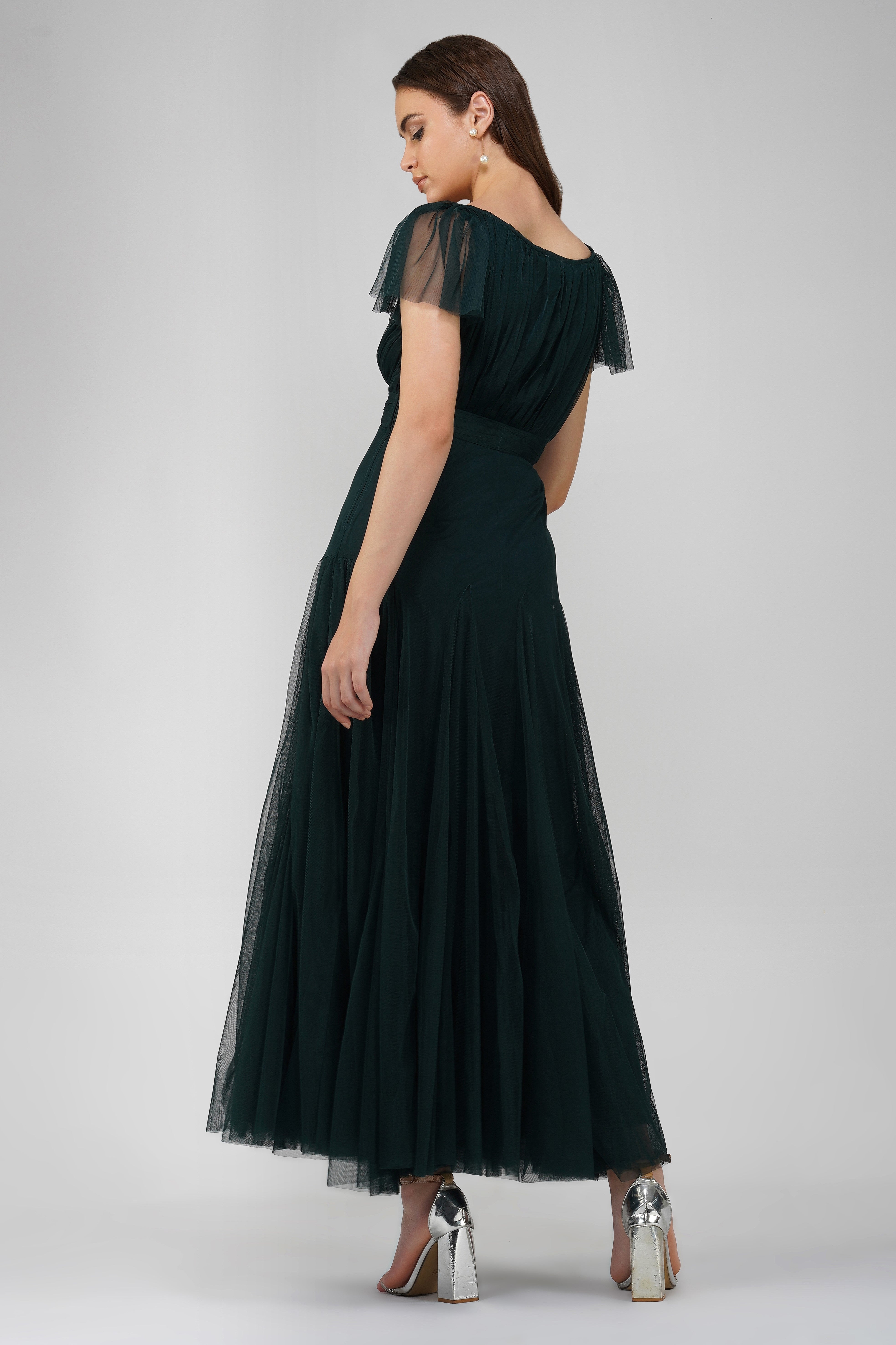 Gally Maxi Dress in Emerald Green - Elegant Long Flowy Summer Dress for Women | Perfect for Beach Vacations, Weddings & Date Nights