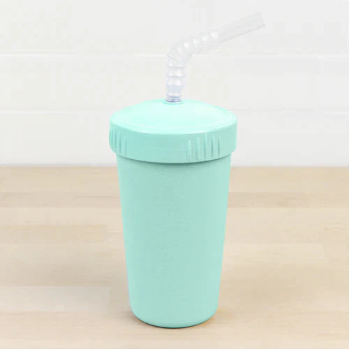 Reusable Play Straw Cups with Lid & Straw - BPA-Free Spill-Proof Sippy Cup for Kids, Toddlers & Babies - Perfect for Home, Travel & Daycare Use