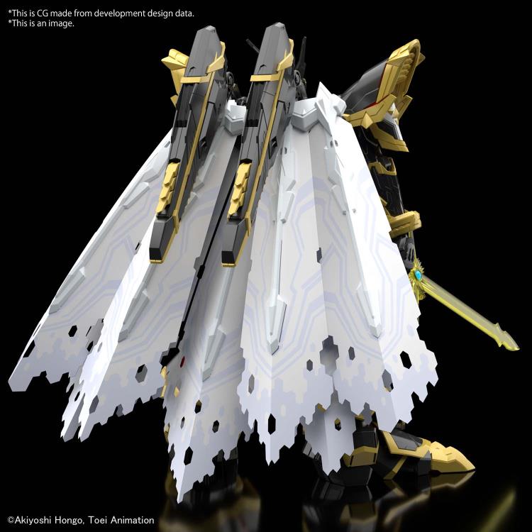 Figure Rise Standard Digimon Alphamon (Amplified) Action Figure Model Kit - Build & Display Your Own Anime Character for Collectors & Gamers