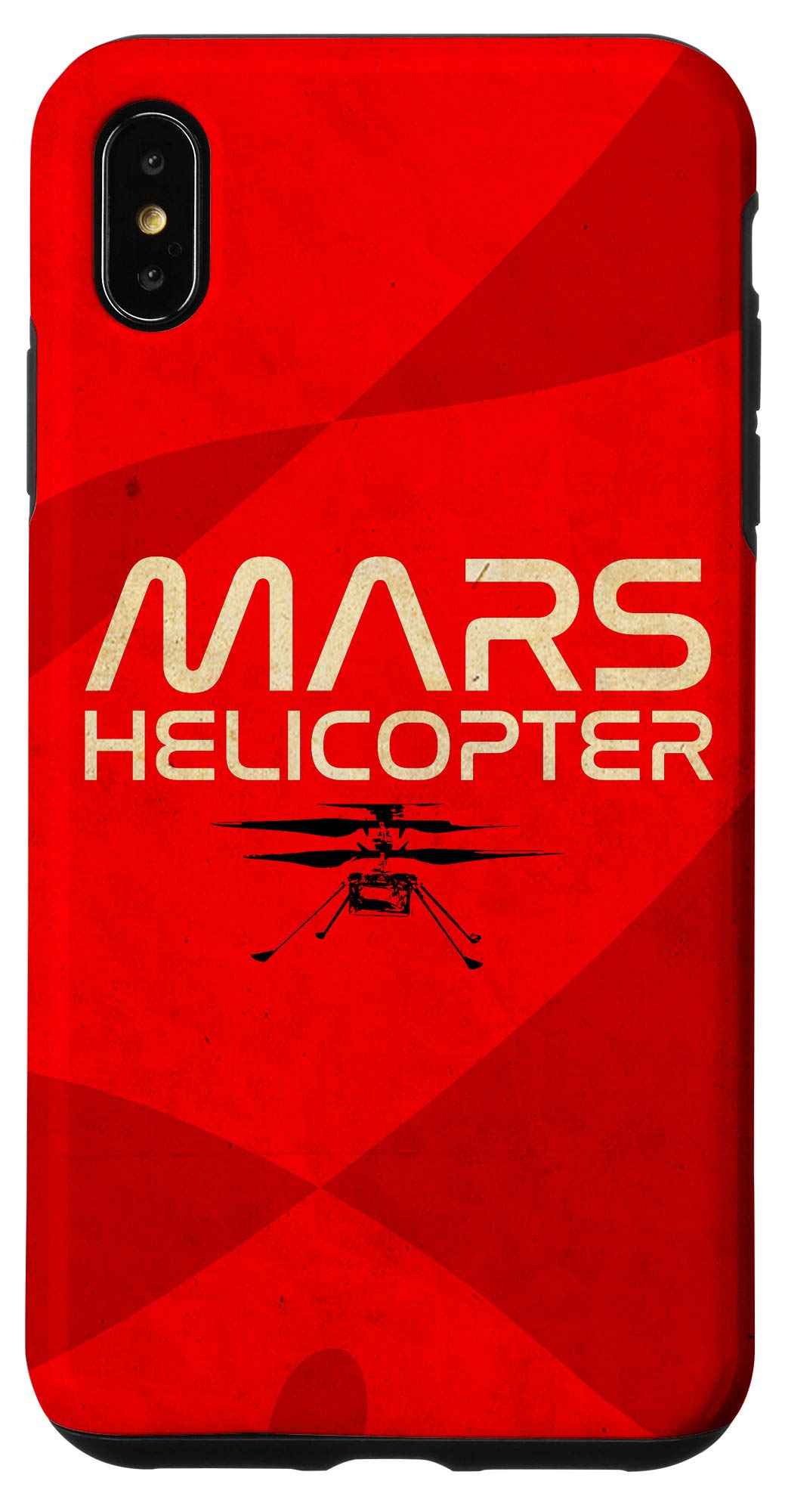 iPhone XS Max NASA Mars Helicopter Historic Landing Phone Case - Durable Protective Cover for Space Enthusiasts | Perfect for Daily Use, Travel & Tech Events