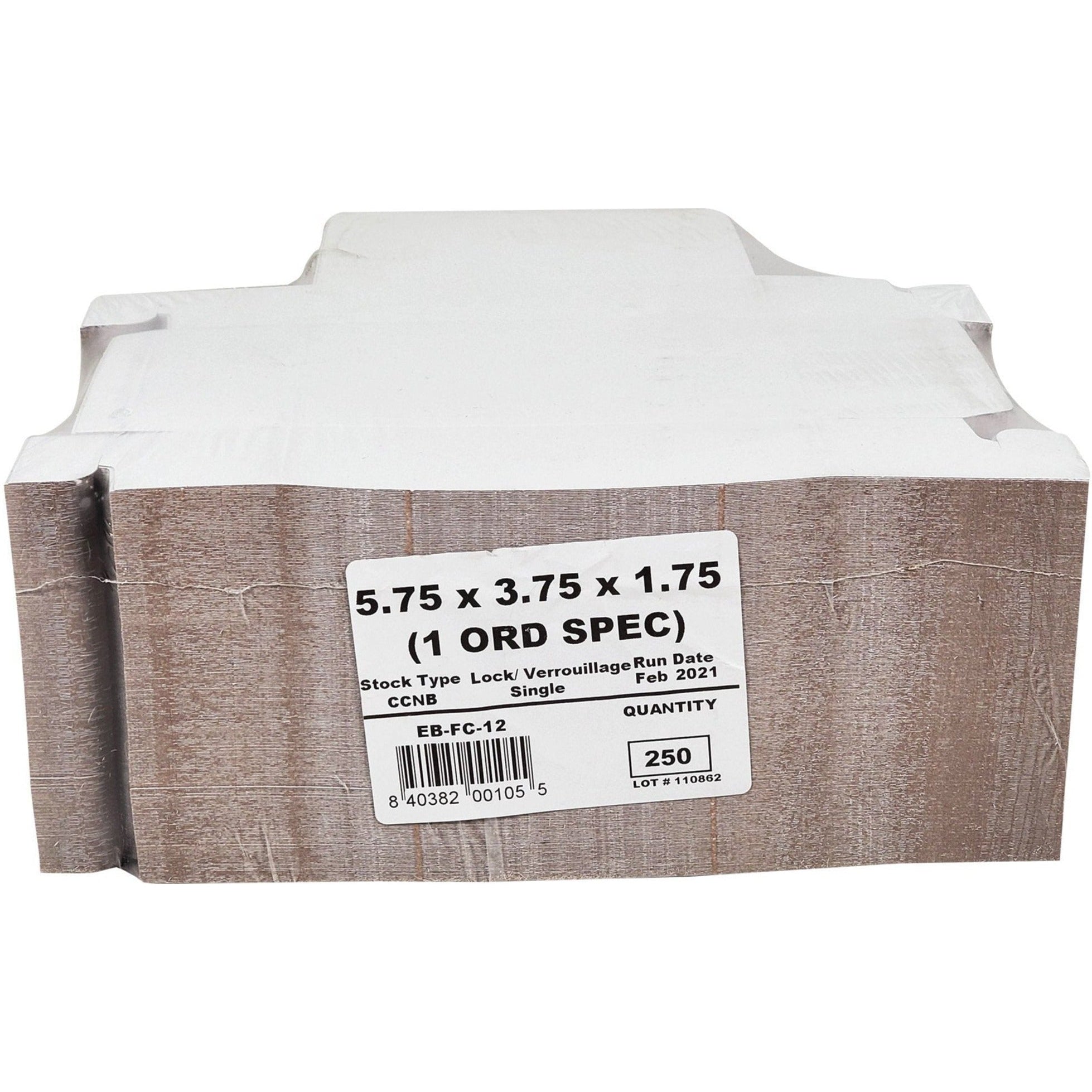 EB White Cake Boxes 1lb - 5.75x3.75x1.75 Inch Bakery Packaging for Cupcakes, Muffins & Pastries - Perfect for Bakeries, Cafes & Home Baking