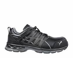 Puma Velocity Black Low SD Composite Toe Work Shoes - Lightweight Safety Shoes for Men & Women - Perfect for Construction, Warehouse & Industrial Work