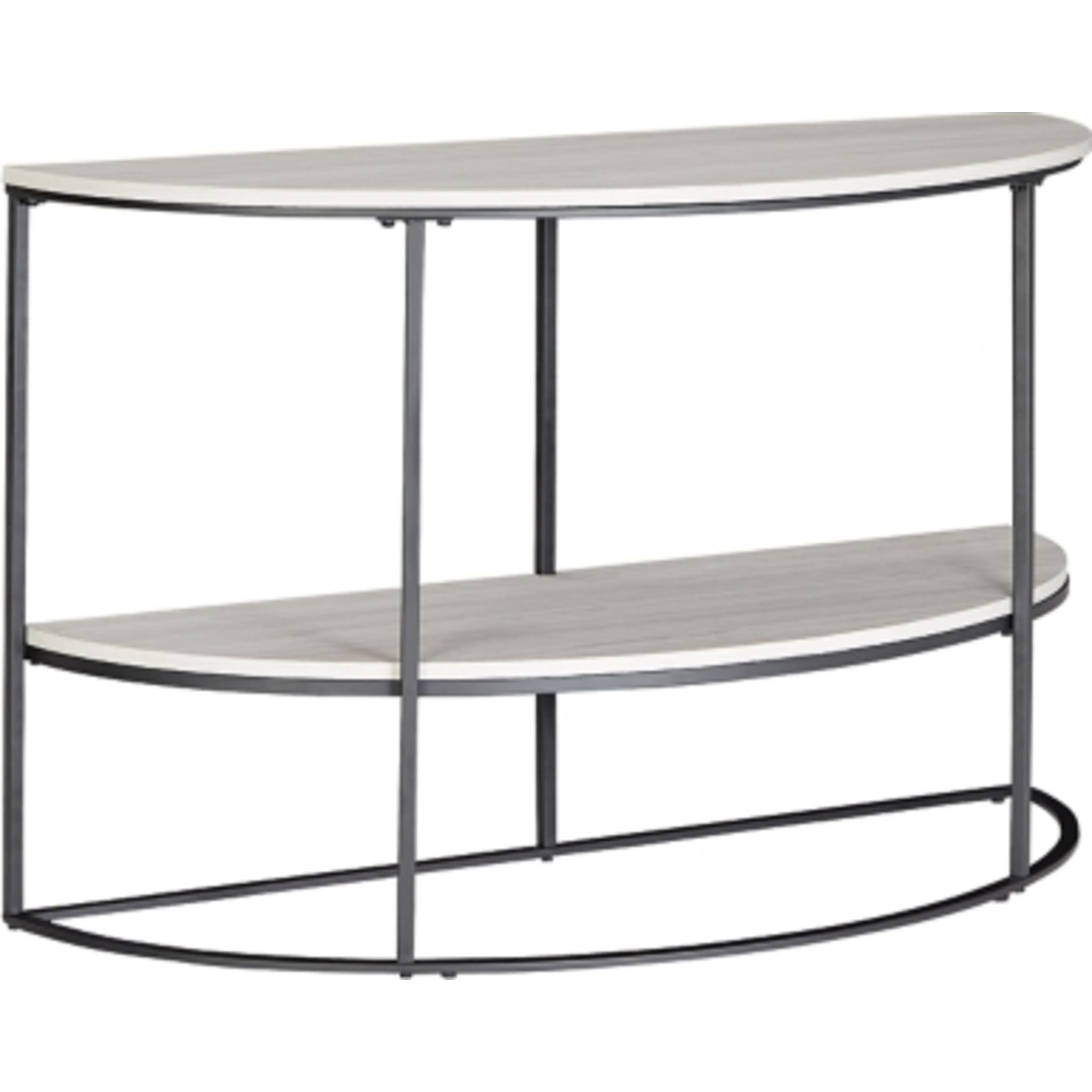 Bayflynn Sofa Table - Whitewash Finish, Modern Console Table for Living Room, Entryway, or Behind Couch - Perfect for Home Decor & Storage