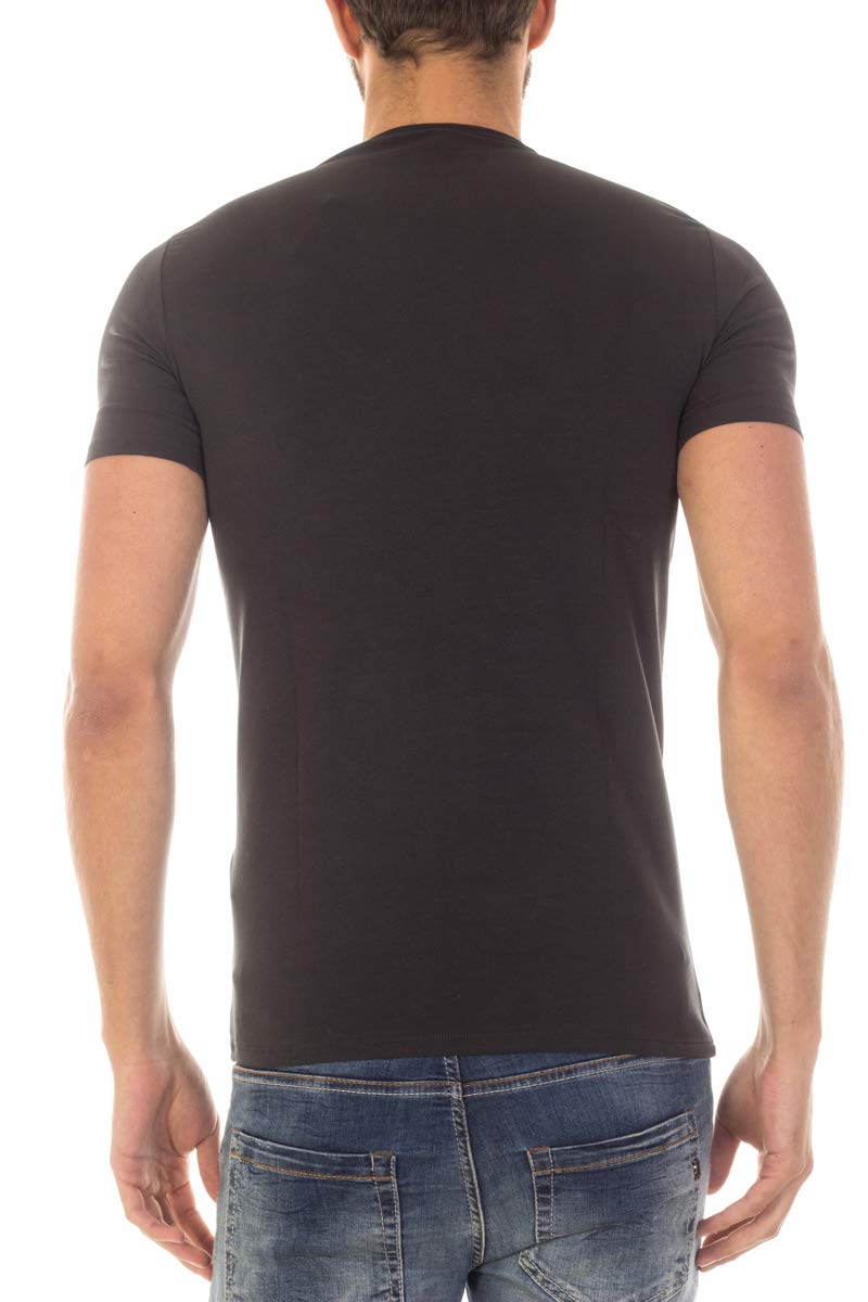 Premium Men's Italian Eagle Graphic T-Shirt - Bordeaux Red, Size Large - Casual Wear & Street Style Fashion