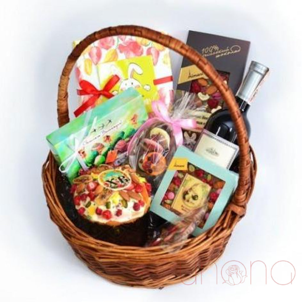 Luxury Easter Gift Basket with Chocolates & Treats - Perfect for Easter Celebrations, Corporate Gifts & Family Gatherings