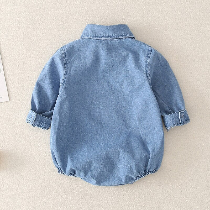 Adorable Autumn Baby Girl Bodysuit - Soft Cotton Onesie for Fall Photoshoots & Family Gatherings